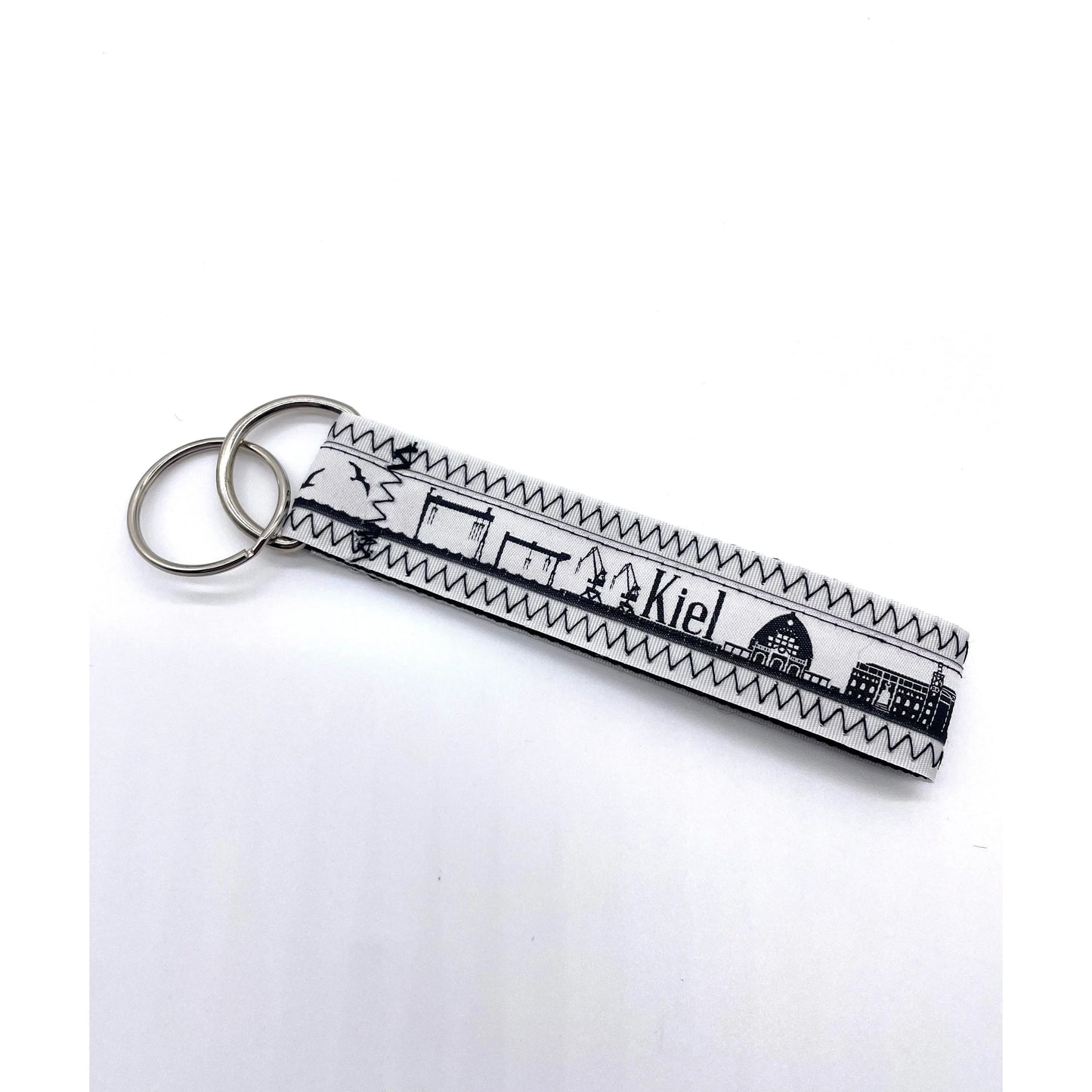#Schlüsselanhänger - Webband- Segeltuch