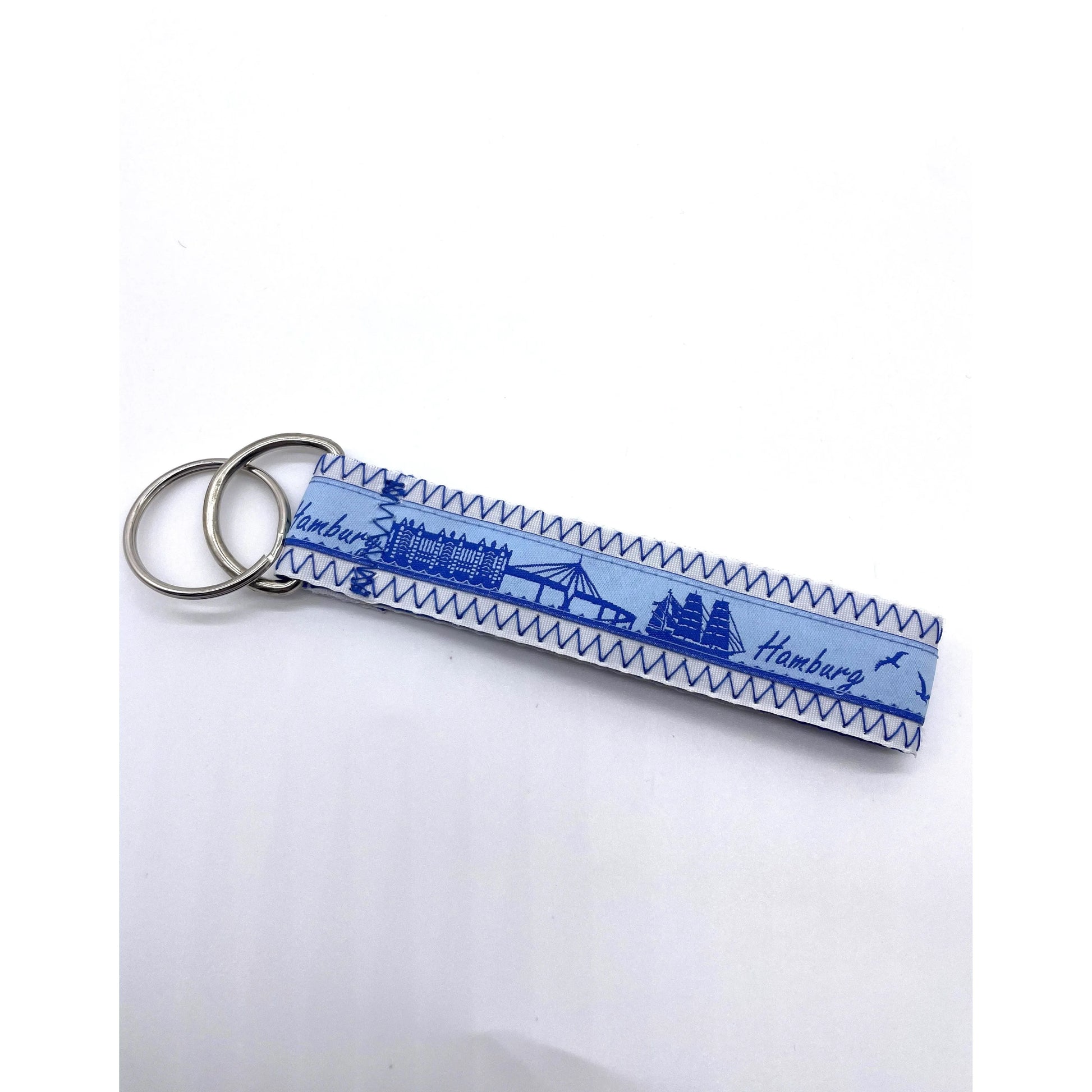 #Schlüsselanhänger - Webband- Segeltuch