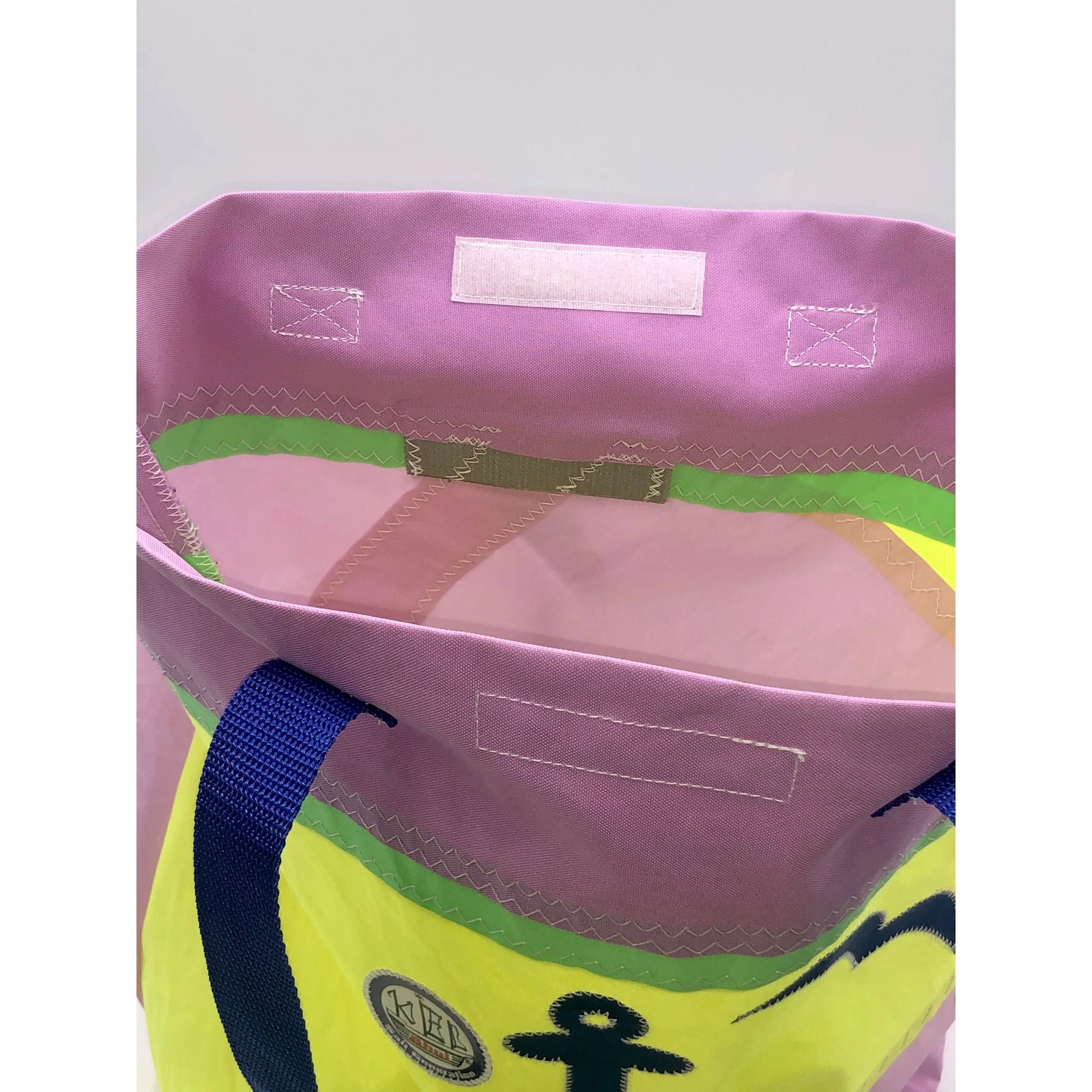 #Shopper Kevlar - Pink/Gelb- Segeltuch